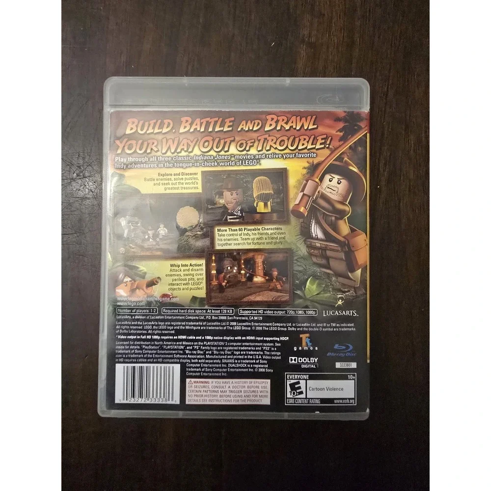 LEGO Indiana Jones: The Original Adventures Sony PlayStation 3 2008
